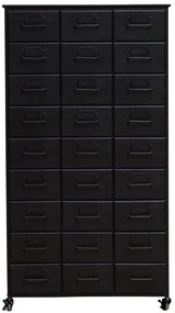 Dulap metalic cu multiple sertare, aspect industrial, Office