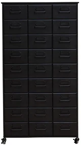 Dulap metalic cu multiple sertare, aspect industrial, Office