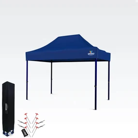 Pavilion de grădină 2x3m - fara 3 pereti - Albastru