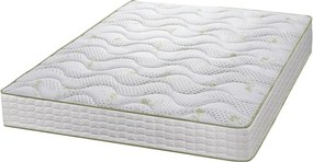Saltea ortopedica Aloe Vera Dual Confort, 160x190x25cm, Memory 4 cm, 7 zone de confort, reversibila, fermitate medie