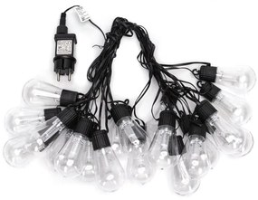 Aigostar - Instalație luminoasă decorativă LED pentru exterior, 20xLED/13m, IP44, alb rece