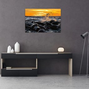 Tablou cu valurile mării (90x60 cm)