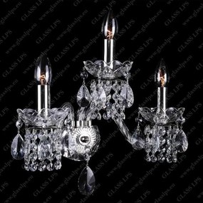 Aplica 3 brate cristal Bohemia N21 007/03/1-A