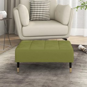 337815 vidaXL Taburet, verde deschis, 78x56x32 cm, catifea