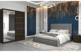 Set dormitor Royal, Wenge/Gri