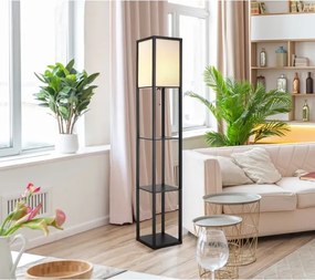 Globo 58611S - Lampă de podea TABITHA 1xE27/60W/230V neagră