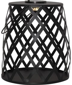 Felinar cu LED Star Trading Calabria, înălțime 28 cm, negru