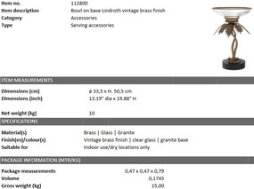 Bol/ Obiect decorativ LUX Lindroth 112800 HZ