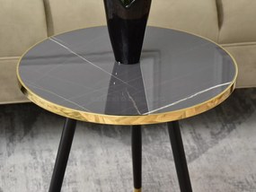 Măsuță de cafea Zoya S (grafit + negru). 1111715