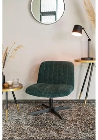 Veioză neagră cu abajur din metal (înălțime 60 cm) Hajo – White Label