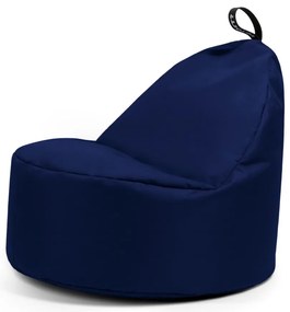 Fotoliu bean bag albastru închis Round XL – So Soft?