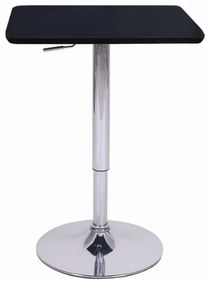 Masa pentru bar cu inaltimea reglabila, negru, 57x84-110 cm, FLORIAN