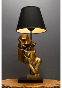 Lampă de masă LECTURE 1xE27/40W/230V negru/auriu