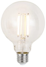 Lampa suspendată inteligentă neagră cu 4 lumini, inclusiv 4 Wifi G95 - Saffira