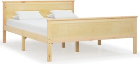 vidaXL Cadru de pat, 140x200 cm, lemn masiv de pin