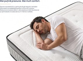 Saltea Onesleep, Cooler Adapt Sleep Technology, 160x200x28, Medie spre tare
