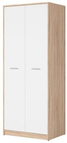 Dulap de haine Nepo Plus 33 (stejar sonoma + alb) . Promo -31%. 1098429