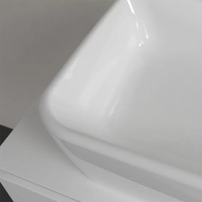 Lavoar pe blat, Villeroy &amp; Boch, Architectura, dreptunghiular, 60 cm, cu preaplin, alb