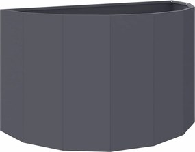 vidaXL Jardinieră Antracit 90 x 45 x 50 cm Oțel