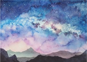 Tablou - Calea lactee, aquarel (70x50 cm)