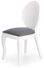 Set masa extensibila Joseph L150-190 cm + 4 scaune Verdi gri/alb