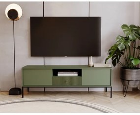 Comodă TV SUE, verde/negru