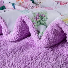 decoDoma Set matlasat cu blăniţă Dual Feel HELEN 3 buc