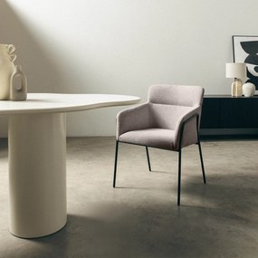Fotoliu design bej HELSINKI