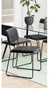 Scaun de sufragerie COLE 1 buc. gri închis