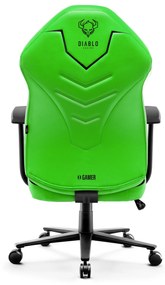 Scaun gaming din material Diablo X-Gamer: green emerald