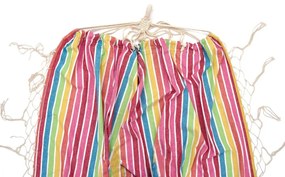 HR HAMAC PINK&YELLOW 200X160CM