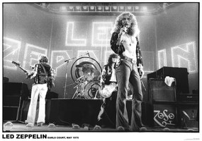 Poster Led Zeppelin - Earls Court May 1975, (59.4 x 84.1 cm)