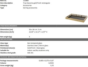 Tava design LUX Giacomo auriu 112883 HZ