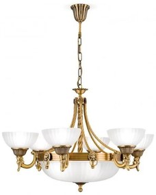 Candelabru stil clasic diam.75cm Rocca LU 1689/6+3 bronze OR