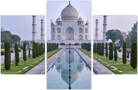 Tablou - Taj Mahal în răsăsrit de soare (90x60 cm)