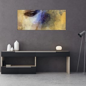 Tablou - Portretul femeii, desen (120x50 cm)