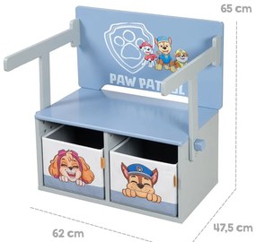 Bancă / masă de copii albastră Paw Patrol – Roba