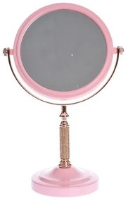Oglinda cosmetica roz 34 cm