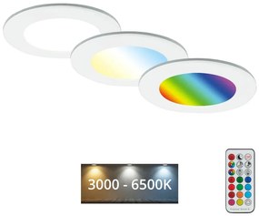 Briloner - Set 3x LED lumini baie dimabile LED/4,8W/230V IP65