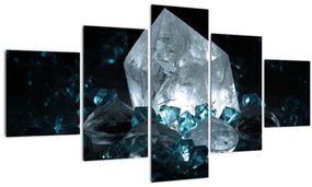 Tablou cu cristal (125x70 cm), în 40 de alte dimensiuni noi