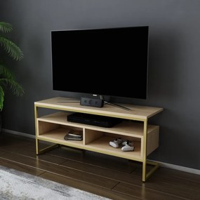 Comoda TV Merrion - Gold, Oak