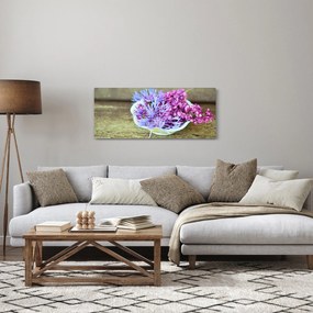 Tablou - plantă violetă (120x50 cm)