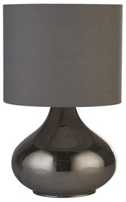 Veioza/Lampa de masa design decorativ Oslo fumuriu/gri