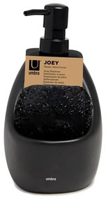 Dozator de săpun lichid negru din ceramică 590 ml Joey – Umbra
