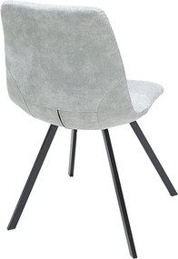 Set de 4 scaune industrial retro ideale bucatarii, birouri sau sali de conferinta, Amsterdam gri A-38364 VC