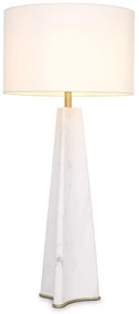 Veioza, Lampa de masa LUX cu baza din marmura Benson