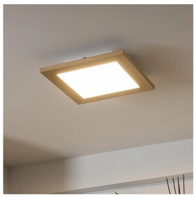 Plafonieră LED Brilagi SLIMFRAME WOOD LED/25W/230V 34x34 cm maro