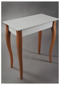 Măsuță de toaletă cu oglindă Ragaba Dressing Table, lungime 65 cm, albă