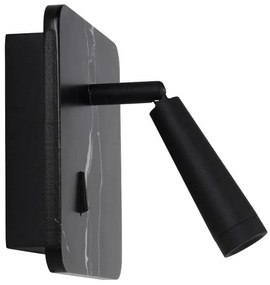 Spot LED de perete OREGON LED/4W/230V negru Lucide 77282/03/30