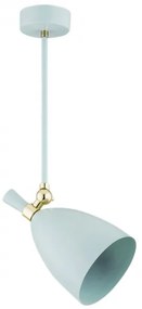 Lustră pe tijă CHARLOTTE 1xE27/15W/230V albastră/aurie Argon 4685